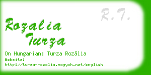 rozalia turza business card